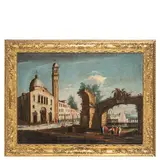 Capriccio by Gaetano Vetturali, oil on canvas, offered Nov 2022