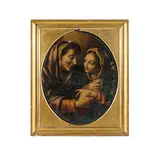 Federico Bianchi, La Vergine e Santa Elisabetta, oil on canvas