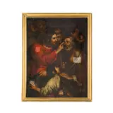 Miracolo del cieco nato by Giovanni Domenico Cappellino, oil on canvas, offered Nov 2022