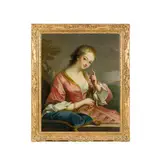 Jean-Baptiste van Loo, Ritratto di Jeanne-Agnes Berthelot de Pleneuf, marchesa de Prie, oil on canvas