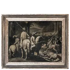 Antonio Tempesta, Scena di caccia, oil on canvas