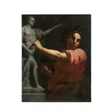 Giuseppe Bartolomeo Chiari, Allegoria della Scultura, oil on canvas