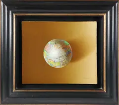 Antonio Matallana, Terrestrial Globe Still Life, Oil on Masonite