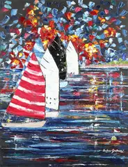 A Sparkling Finish by Andrew Jackson, Oil on Canvas, offered Apr 2024