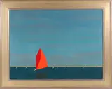 Robert Stark Jr., Nantucket Rainbow Fleet, Oil on Canvas