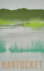 Nantucket Spring by Robert Bobby Bushong, Serigraph, offered Aug 2024