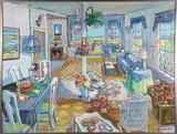 Sybil Goldsmith, Living Room in Sconset