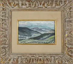 New Mexico Landscape by Peter Hurd, Watercolor on Paper, offered Aug 2024