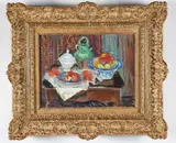 Charles Camoin, Tabletop Still Life with Fruit