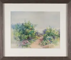 Spring Path by Anne M. Ramsdell, Watercolor on Paper, offered Aug 2024