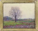 Andrew Dasburg, The Lone Tree, circa 1908, Oil on Panel