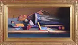 Sydney F. Willis, Golfing Clubs and Mementos, Acrylic on Panel
