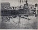 Ruth Haviland Sutton, Reflections, Etching
