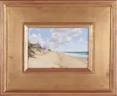 Surfside #7 by Lori Zummo, Oil on Panel, offered Jul 2023