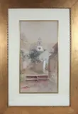Stone Alley, Nantucket by Louis K. Harlow, Watercolor on Paper, offered Jul 2023