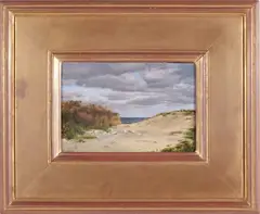Nantucket Landscape #2 by Lori Zummo, Oil on Panel, offered Jul 2023