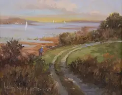 Four O’Clock Light by Helen Sharp Potter, Oil on Canvas, offered Jul 2023