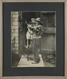 Boyhood’s Outlook by H. S. Wyer, Photograph of Nantucket’s Billy Bowen and Child titled, offered Jul 2023