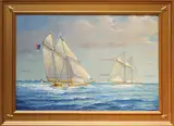 William Lowe, Departing Nantucket Under Full Sail