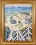 Paul Arsenault, Steps Beach Nantucket, Oil On Canvas
