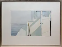 Marc Castelli, Susquehanna Flats – Prisci Ann, Watercolor on Paper