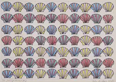 70 Scallop Shells #2 by John B. Hohl, circa 1981, Lithograph, offered Dec 2023