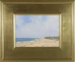 Quidnet Beach by William P. Duffy, Oil on Board, offered Apr 2023