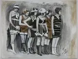 Molly Dee, Bathing Suit Day, Oil on Canvas
