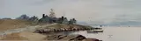 Antique Coastal by Louis K. Harlow, Watercolor Painting on Paper, offered Apr 2023