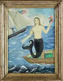 Kolene Spicher, Portrait of a Mermaid, Watercolor on Paper