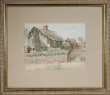Jane Brewster Reid, Kite Hill, Watercolor on Paper