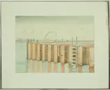 Cindy Lydon, View of Nantucket Wharf, Watercolor on Paper