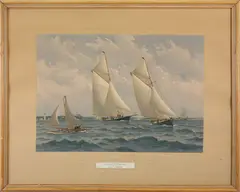 Frederick S. Cozzens, An Old Rendezvous, Lithograph