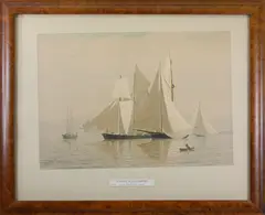Frederick S. Cozzens, A Couple of Old Chappies, Lithograph