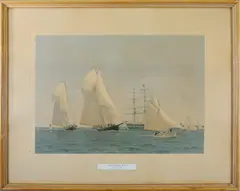Frederick S. Cozzens, A Sweepstake Race, Lithograph