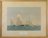 Frederick S. Cozzens, A Sweepstake Race, Lithograph
