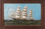 Antonio Jacobsen, Three-Masted ClipperShip Annie H. Smith