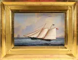 William R. Davis, Schooner Yacht off the Coast