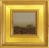 Robert Stark Jr., Nantucket Moors in the Fall, Oil on Panel