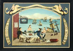 Ralph Eugene Cahoon Jr, American Seamen’s Friend Society, Oil on Masonite