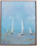 Catching Wind by Julija Mostykanova, Oil on Canvas, offered Aug 2023