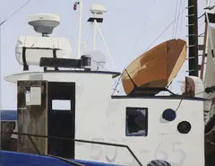 Orange Dory by John Austin, Tempera on Artist Board, offered Aug 2023