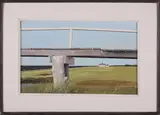 John Austin, Barnstable Yacht Club, Tempera on Board