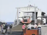 John Austin, 12:30 Boat, Tempera on Artist Board
