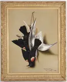 James Walter Folger, Game Fowl, circa 1886, Oil on Canvas