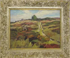 Anne Ramsdell Congdon, Middle Moors, Nantucket, Oil on Masonite