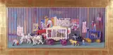 Sydney F. Willis, Toy Circus Parade, Acrylic on Panel