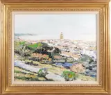 Renée Théobald, St. Tropez Dans L’Aube 15F, Oil on Canvas