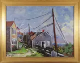 Paul Galschneider, Broadway, Siasconset, Acrylic on Canvas