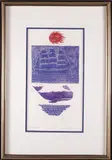 John F. Lochtefeld, Oceanscape, Woodblock Print